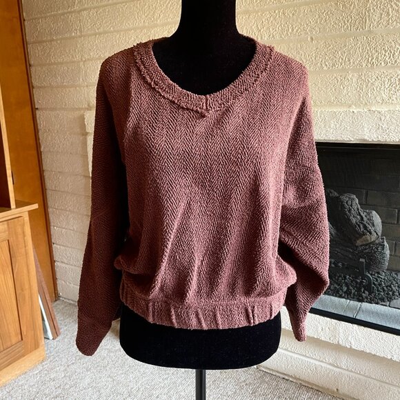 Free People Cinch Waist Dolman Sleeve Pullover S - Picture 6 of 8
